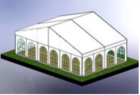 9m Clearspan Marquee illus