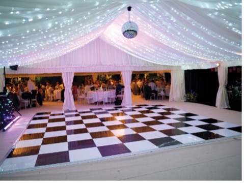 Black & White Dance Floor