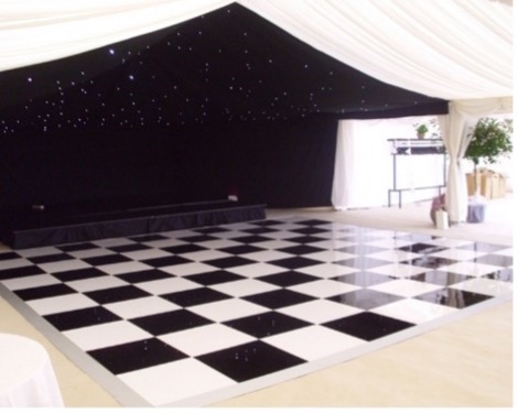 Black & White Dance Floor