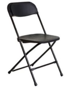 Black Folding Chair