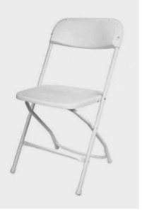 White Folding Chair